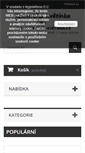Mobile Screenshot of kosmetika-kvetinka.cz